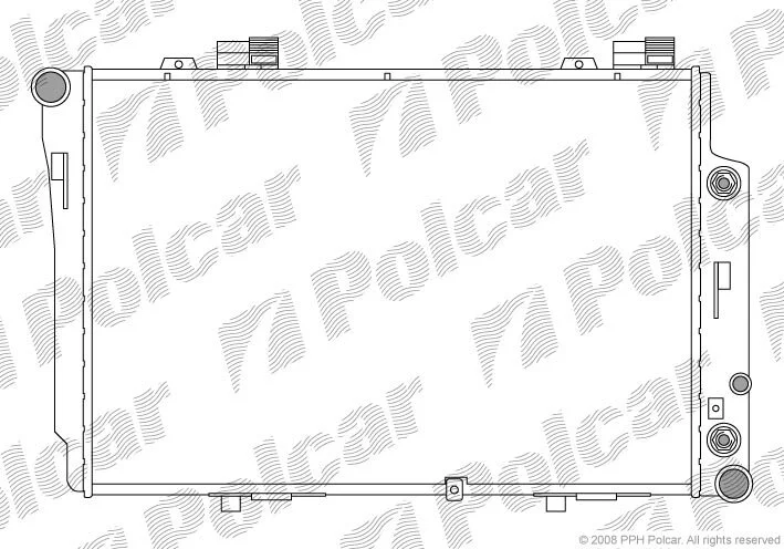 Радиатор охлаждения двигателя Polcar 500208-2 (фото 1)