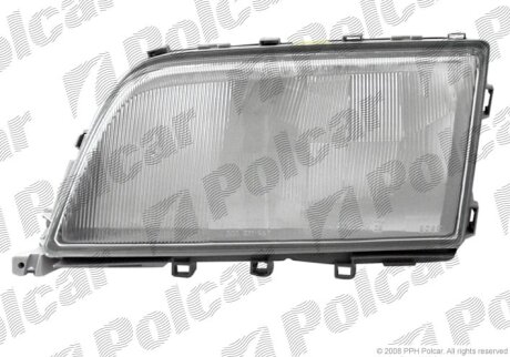 Стекло фары Polcar 500211-E