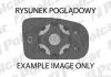Вставка зеркала левая с обогревом асферическая Polcar 5002544E (фото 1)