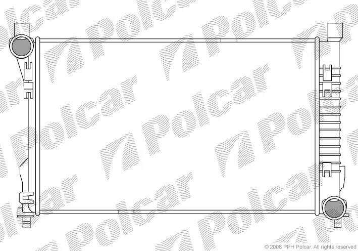 Радиатор охлаждения двигателя Polcar 500308-1 (фото 1)