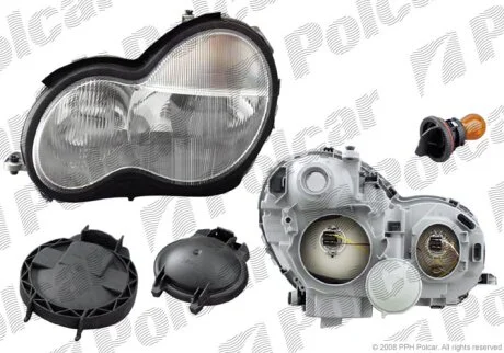 Фара основная правая Polcar 500309-U