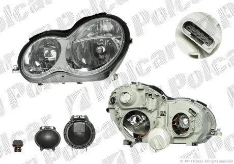 Фара основная правая Polcar 5003105E