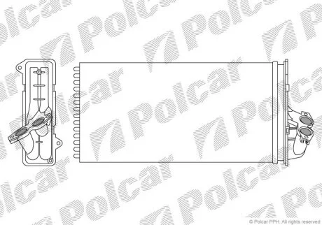 Радиатор отопителя Polcar 5012N8-1