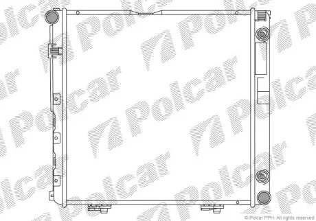 Радиаторы охлаждения (P) Polcar 501408A6