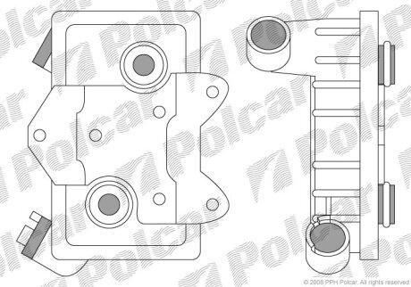 Радиатор масляный Polcar 5014L84X