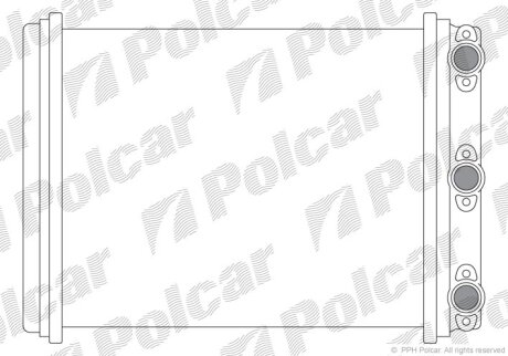 Радиатор отопителя Polcar 5014N8-1