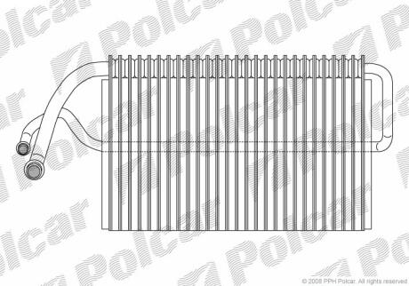Испаритель кондиционера Polcar 5016P8-1