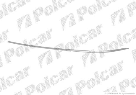 Молдинг бампера Polcar 501807-5