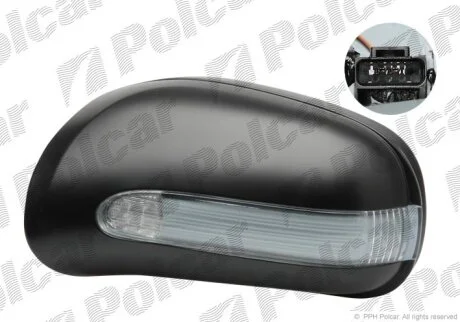 Корпус зеркала внешнего Polcar 502554PM