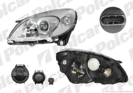 Фара основная левая Polcar 5035092U