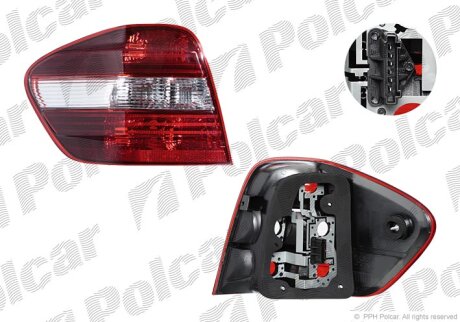 Фонарь задний левый Polcar 5045872E