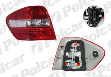 Фонарь задний правый Polcar 5045881E