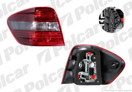 Фонарь задний Polcar 504588-E