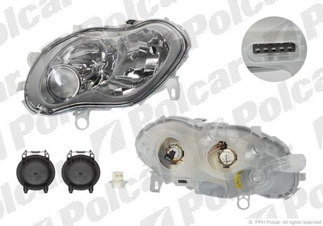 Фара основная правая Polcar 5095101E