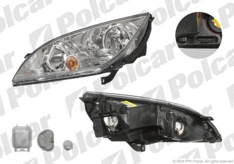 Фара основная левая Polcar 5241091E