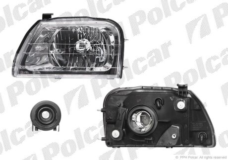 Фара основная правая Polcar 5277101E