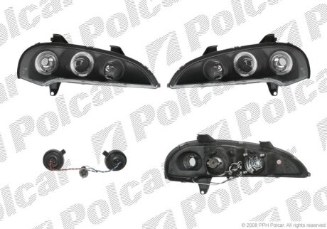 Фара основная левая Polcar 550109DE