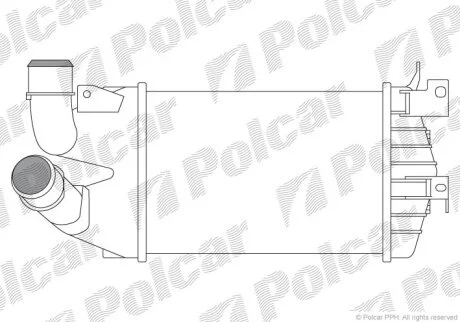 Интеркулер Polcar 5509J8-3