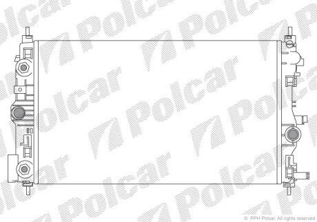 Радиаторы охлаждения (PJ) Polcar 551108-7
