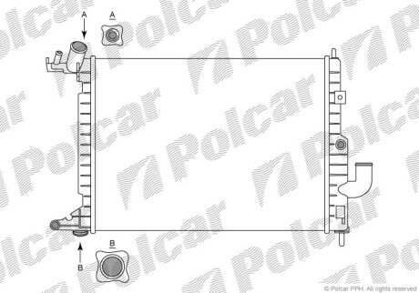 Автозапчасть Polcar 551608A8