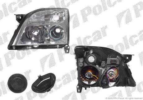 Фара основная правая Polcar 551810-E