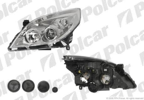 Фара основная правая Polcar 551909-V