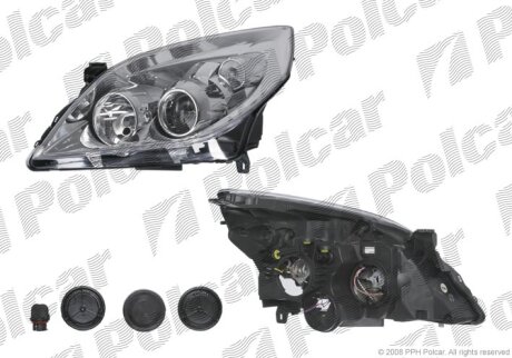 Фара основная правая Polcar 551910-E
