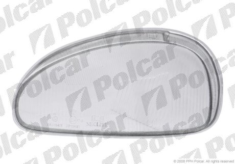 Стекло фары Polcar 5555111E