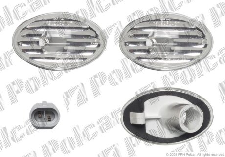 Указатели поворота боковые Polcar 555519AE