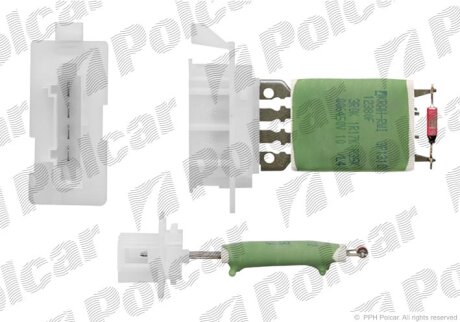 Резистор кондиционера Polcar 5555KST1X
