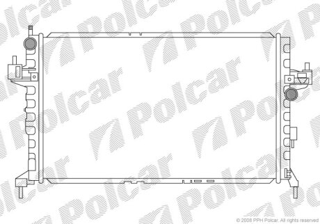 Радиаторы охлаждения (PJ) Polcar 555608-4