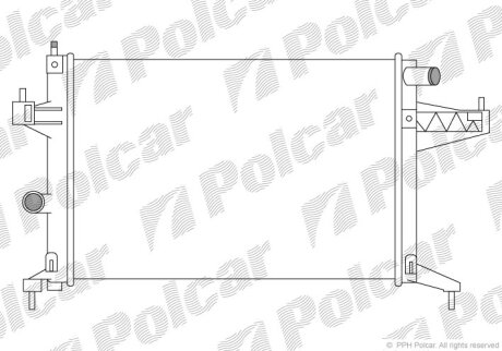 Радиаторы охлаждения (P) Polcar 555608A3