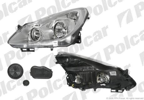 Фара основная правая Polcar 555809-V