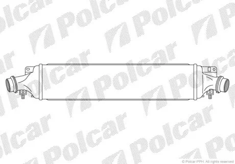Интеркулер Polcar 5558J8-3