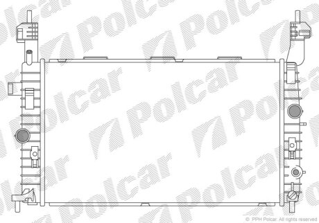 Радиаторы охлаждения (PJ) Polcar 555908-4