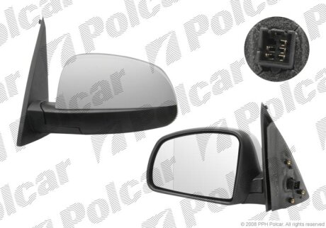 Зеркало наружное заднего вида Polcar 5559514M