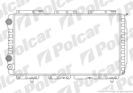 Радиаторы охлаждения (ZJ) Polcar 570208A3