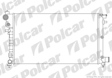 Радиаторы охлаждения (P) Polcar 570608A2