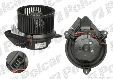 Вентлятор печки Polcar 5706NU-2