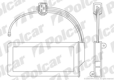 Радиатор отопителя Polcar 5710N84X