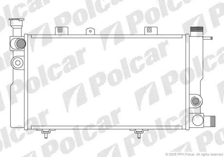 Радиаторы охлаждения (P) Polcar 572208A1