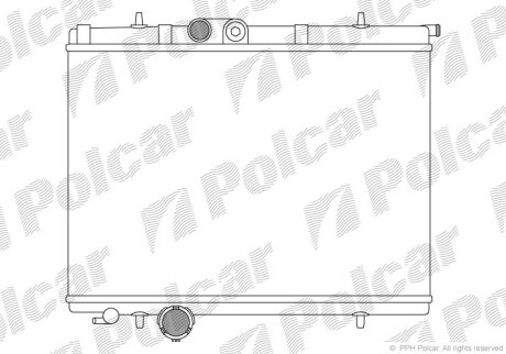 Радиаторы охлаждения (ZJ) Polcar 572308A6