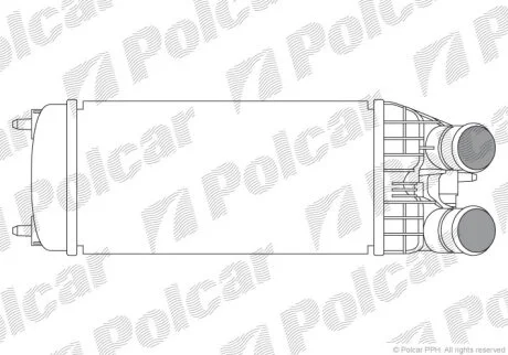 Интеркулер Polcar 5724J8-1