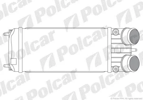 Интеркулер Polcar 5724J8-2