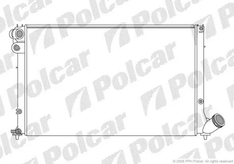 Радиатор охлаждения двигателя Polcar 5746085X