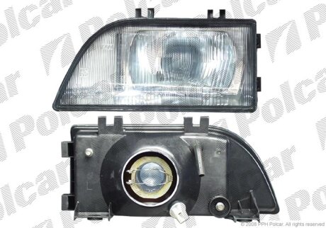 Фара основная левая Polcar 590109-E