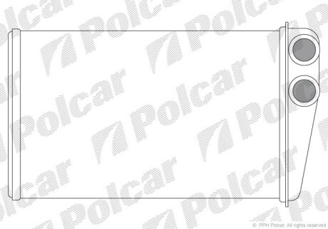 Радиатор отопителя Polcar 6012N8-2