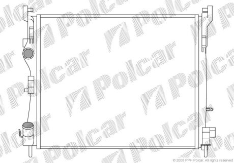 Радиаторы охлаждения (ZJ) Polcar 601608A2
