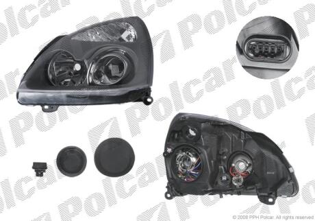 Фара основная правая Polcar 6016105E