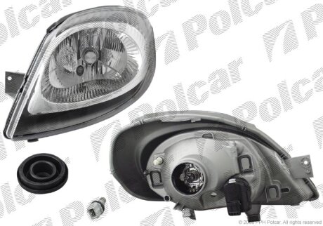 Фара основная левая Polcar 6026091E